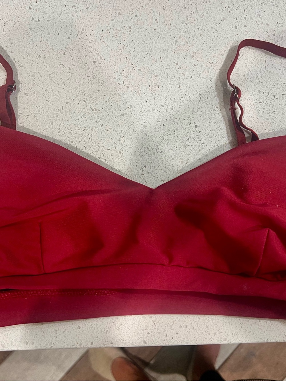 The Upside Berry Red Supportive Sports Bra